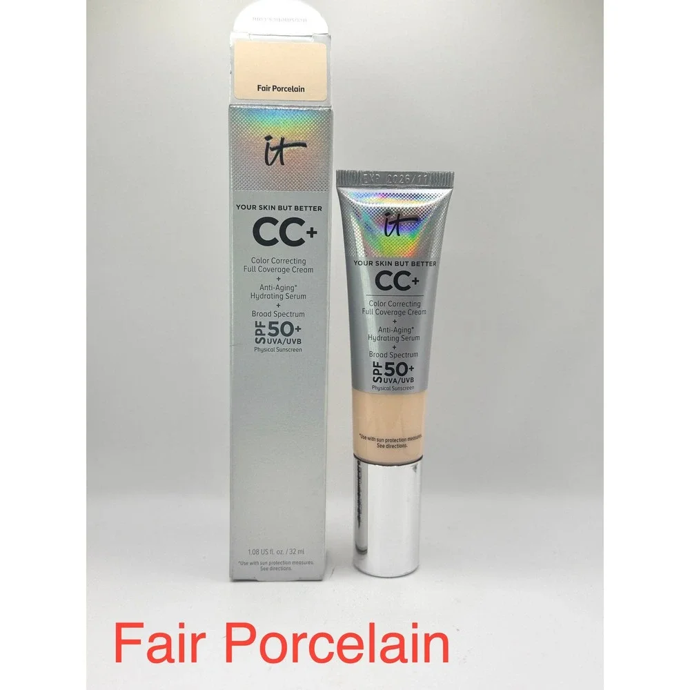 IT Cosmetics Your Skin But Better CC+ Cream Fair Porcelain NEW